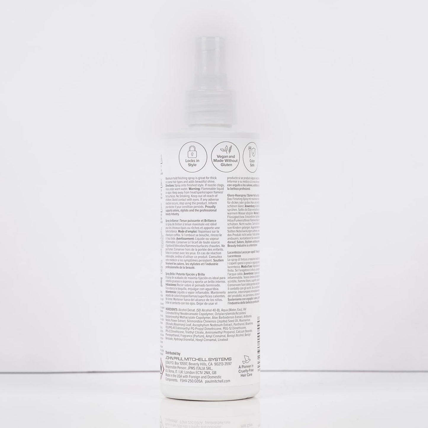Paul Mitchell Freeze and Shine Hairspray - Maximum Hold, Shiny Finish for Coarse Hair | 10 oz