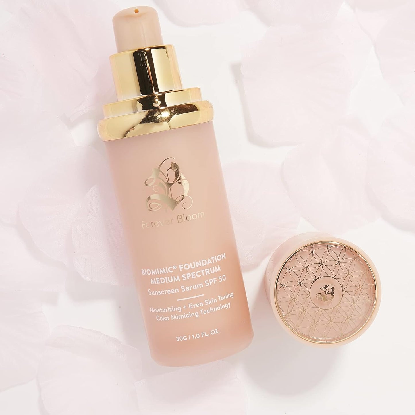 Bio Mimic Foundation - Medium Spectrum SPF 50 | Natural Finish for Mature & Sensitive Skin