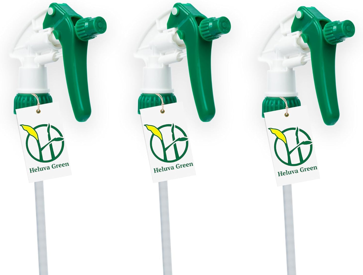 Green Spray Bottle Nozzle Replacement - Heavy Duty Sprayer Triggers for Home & Commercial Cleaning | Fits 8-32 oz Bottles, Blue, 24 Pack