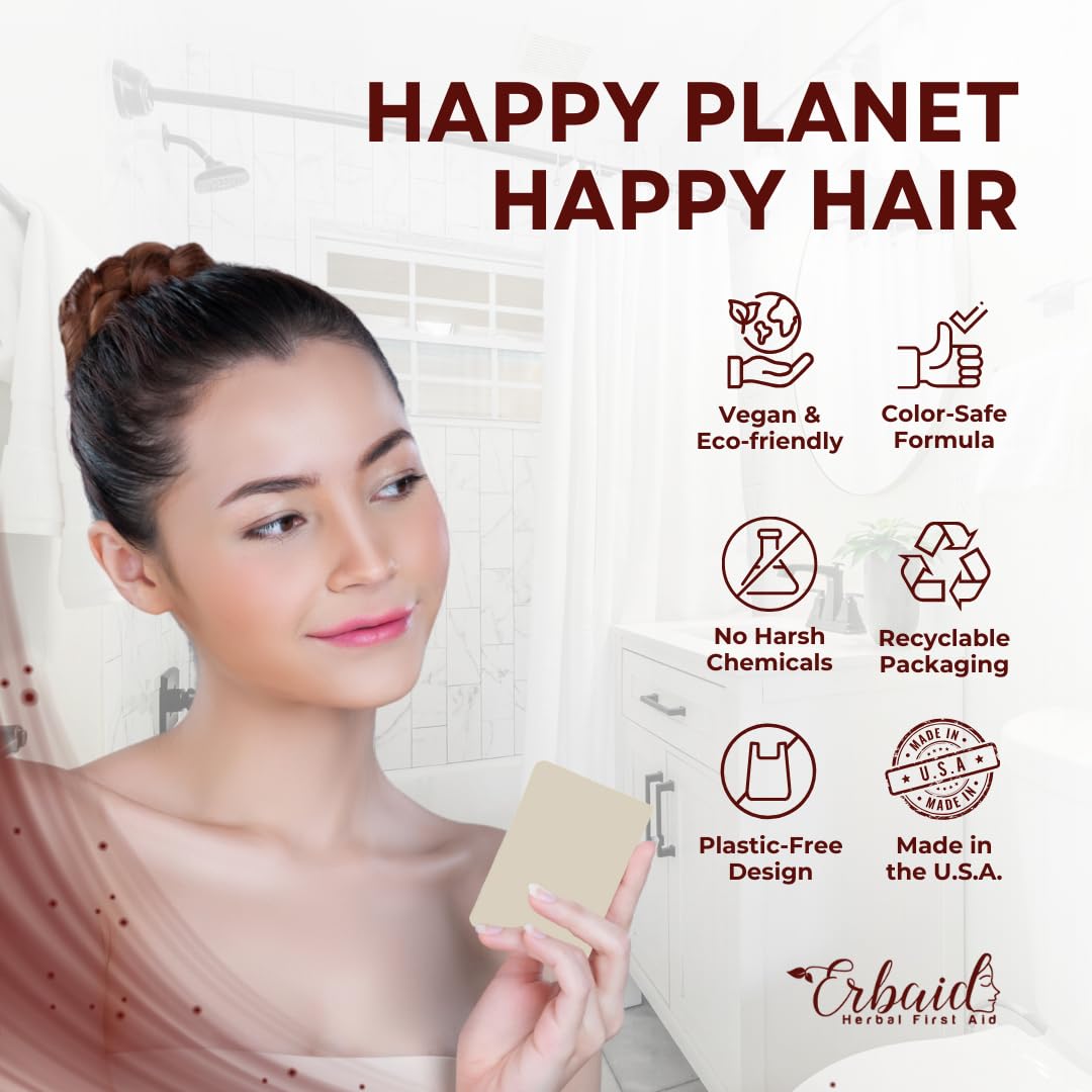 Castor Oil Shampoo Bar – Natural Solid Shampoo for Hair Growth & Thinning Hair | Hydrating & Moisturizing Care