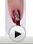Gelish MINI Hot Rod Red Gel Nail Polish - 9mL, Long-Lasting & Chip-Resistant