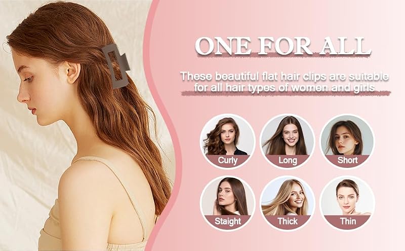10PCS Non-Slip Hair Clips Jaw for Thick Clamp Flower Accessories with