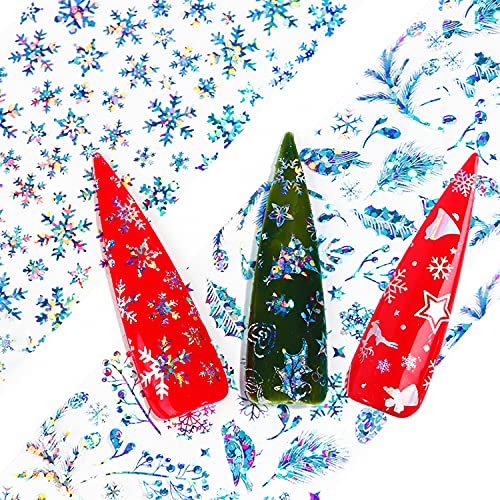 TBRZTR Christmas Nail Foil Transfer Stickers - 10 Sheets (Variation: Christmas)