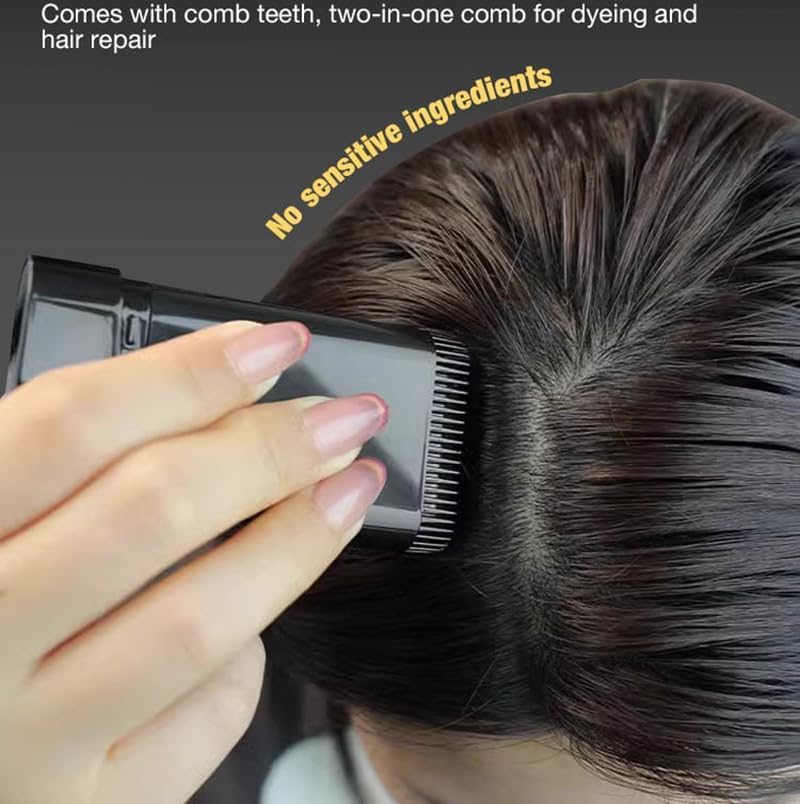 Long-Lasting Hair Dye Comb | Instant Hair Color Stick for Men & Women - 20g