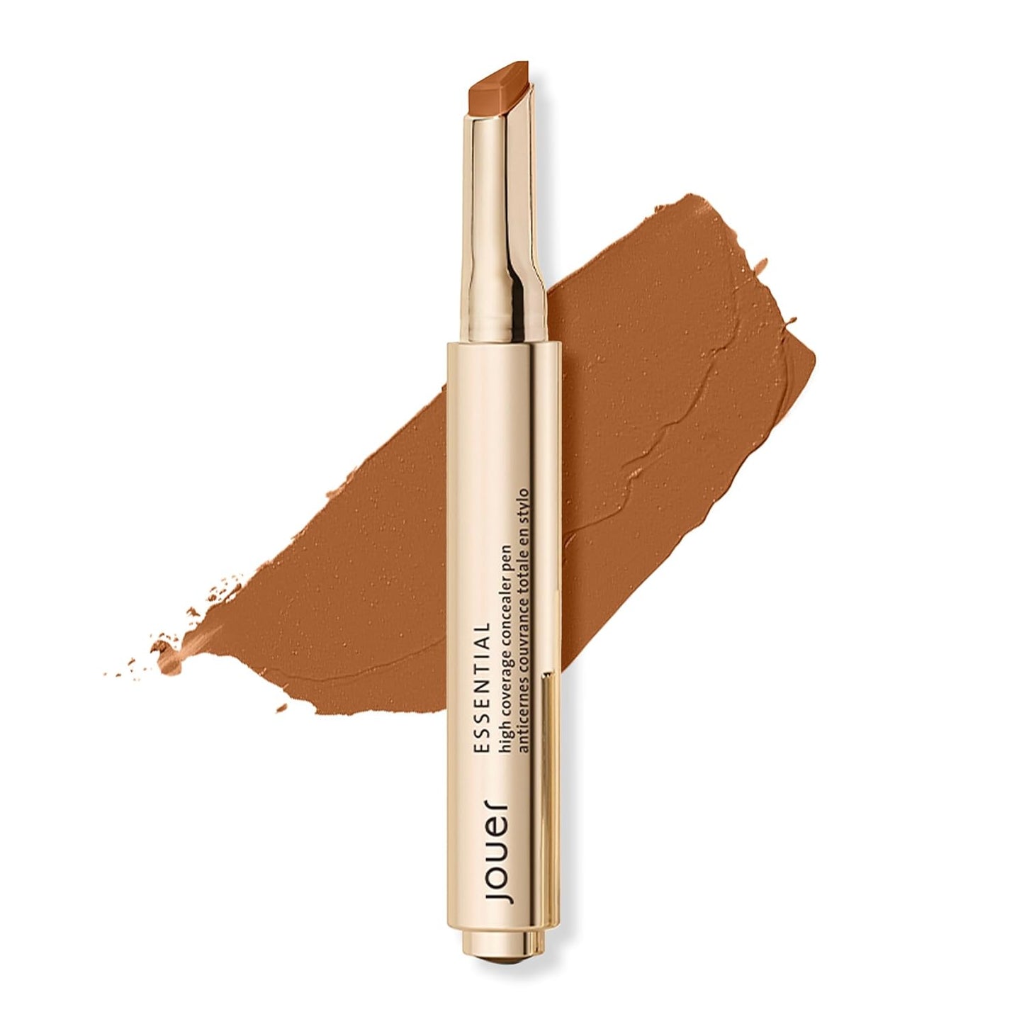 Jouer Essential High Coverage Concealer Pen - Brightening Under Eye Concealer for Dark Circles | Hyaluronic Acid & Vitamin E