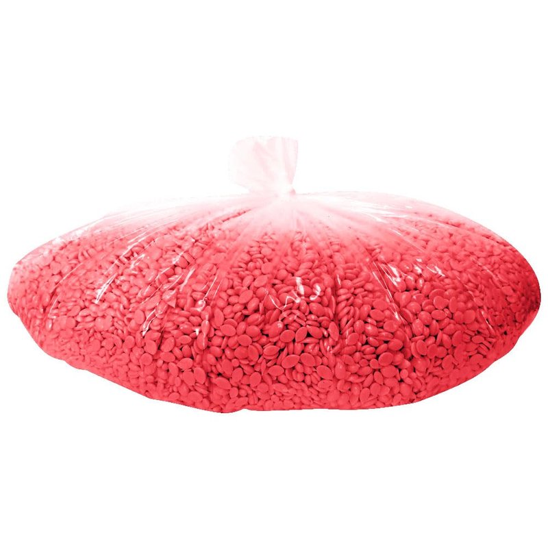 Waxness Pink Gel Face & Eyebrow Hard Wax Bulk 22 lb (10 kg) – Stripless Hard Wax for Sensitive Skin, Face, Bikini, Rosin-Free Synthetic Formula, High Visibility Pink Color – Made in Italy