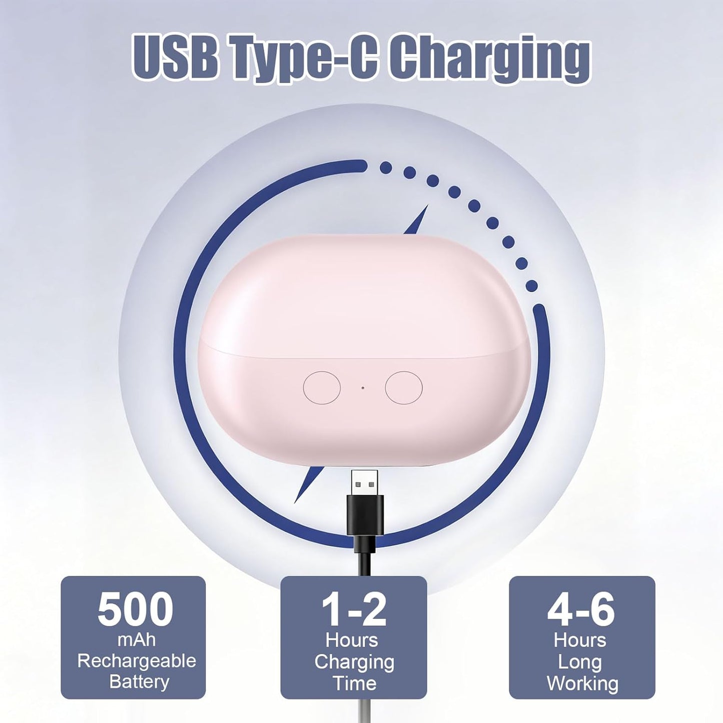 Electric Nail Clipper - Effortless, Safe Nail Trimming | Stylish Pink Design