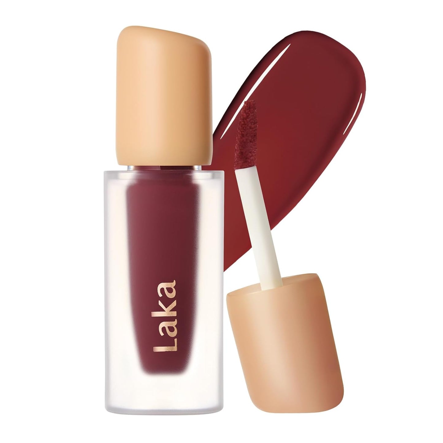 Fruity Glam Tint Lip Stain - Hydrating, Lightweight, Buildable Color | K-Beauty #101 Joyful, 4.5g/0.15oz