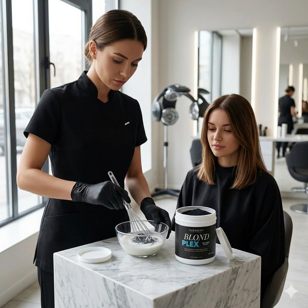 Blond Plex Extreme Lifting Lightener Powder - Dust-Free, Cool-Toned Finish | 500g / 17.63oz