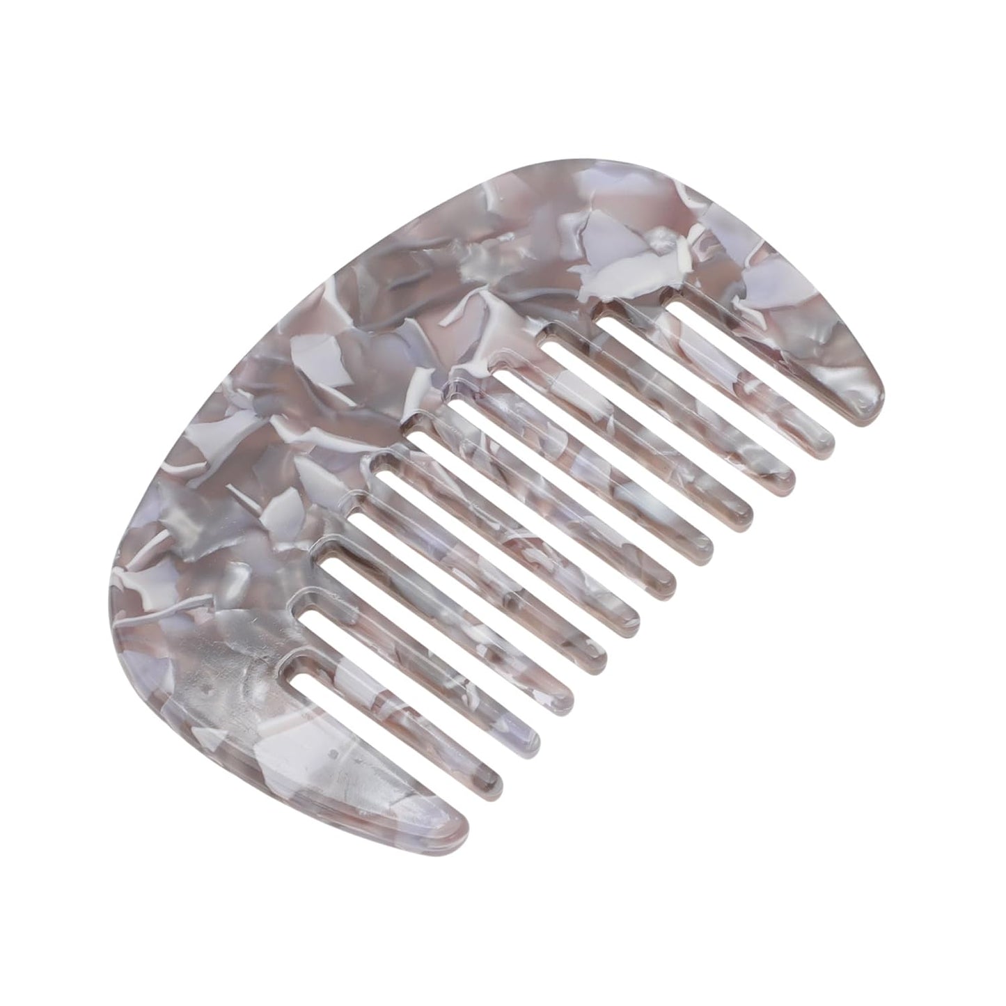 Wide Tooth Comb for Thick Curly Hair - Anti-Static Travel Comb | Emerald Green
