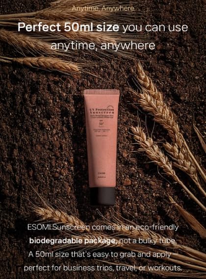 ESOMI SPF50+ PA++++ Sunscreen Face Cream - Zero White Cast, 50ml