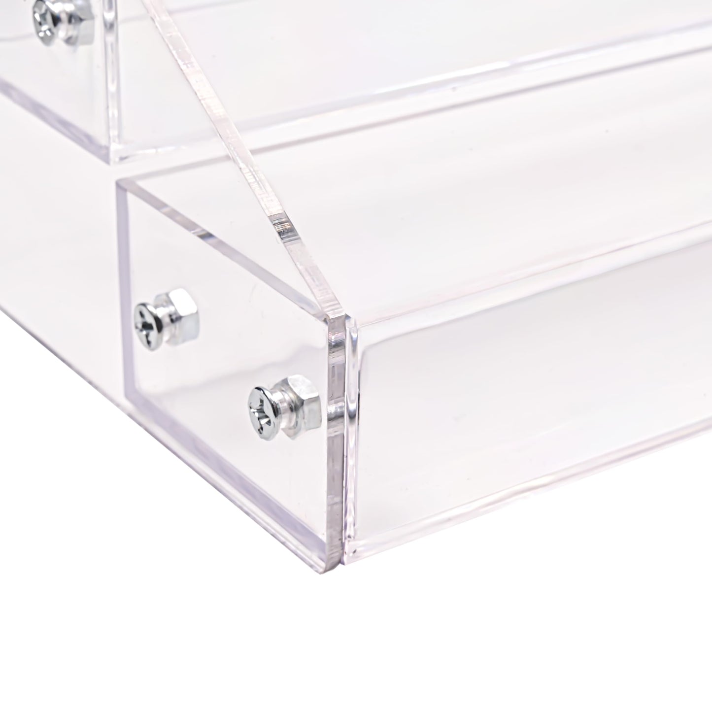 Kingtaily 7 Tiers Layers Organizer Rack Stand Holder Large Capacity Acrylic Clear for Nails Polish Essential Oil Lipstick and Sunglasses