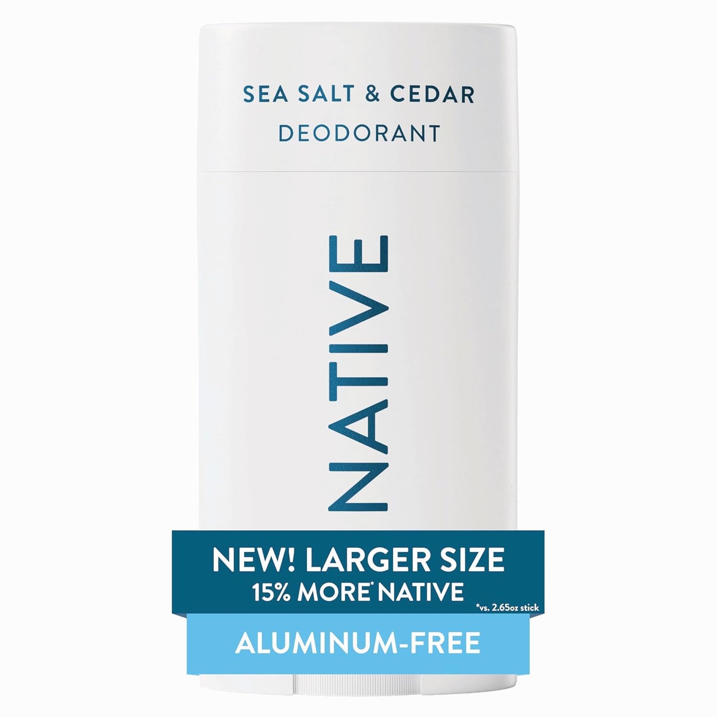 Aluminum-Free Deodorant Stick - Honey & White Oak | 72-Hour Odor Control, 3.1 oz for Men & Women