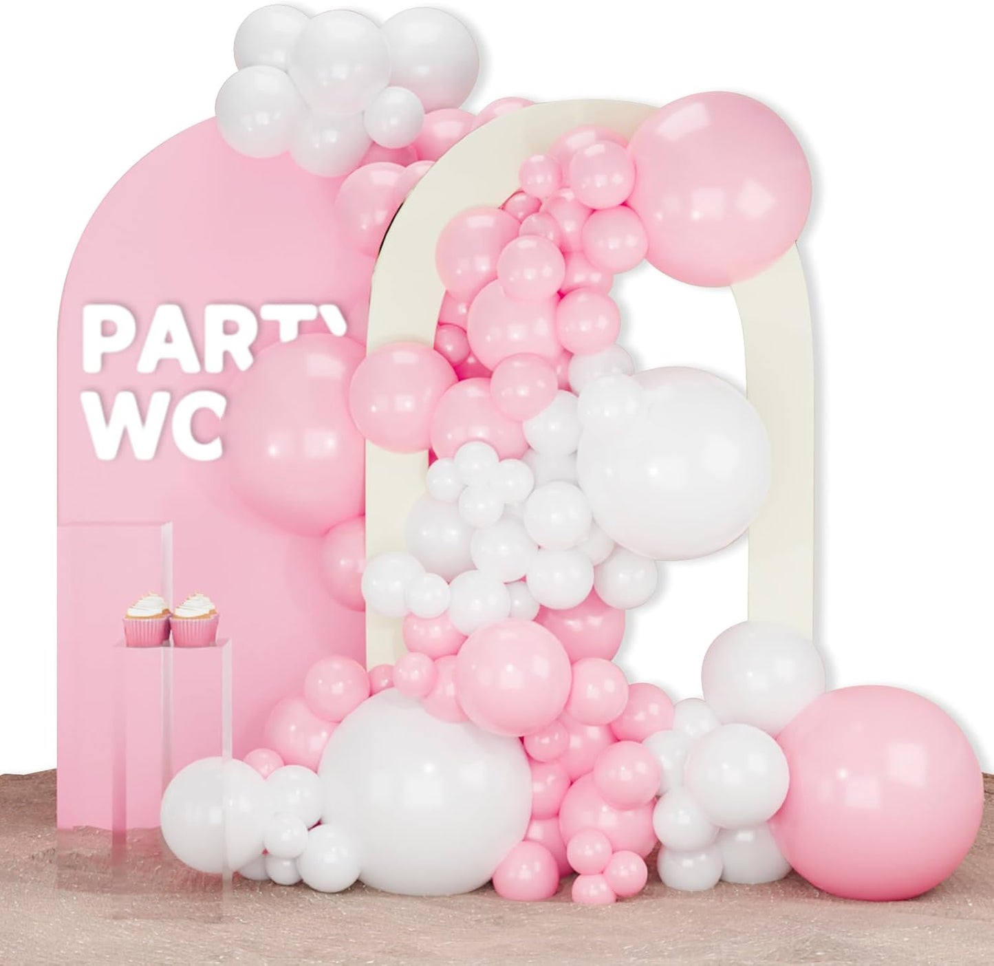 Black Balloon Arch Kit - 140 Pcs in 5-18 Inch Sizes for Baby Showers, Birthdays & Anniversaries | Elegant Black Decor