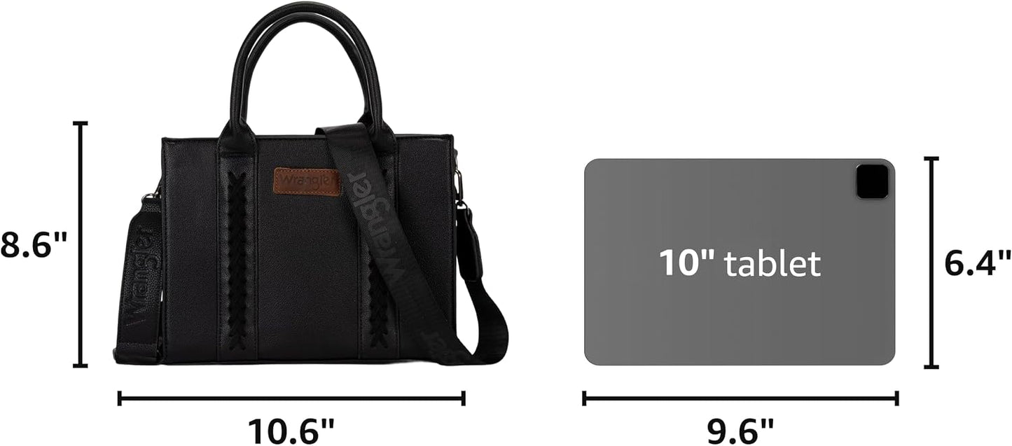 Wrangler Tote Bag for Women - Designer Satchel Handbag with Adjustable Strap | Stylish & Versatile