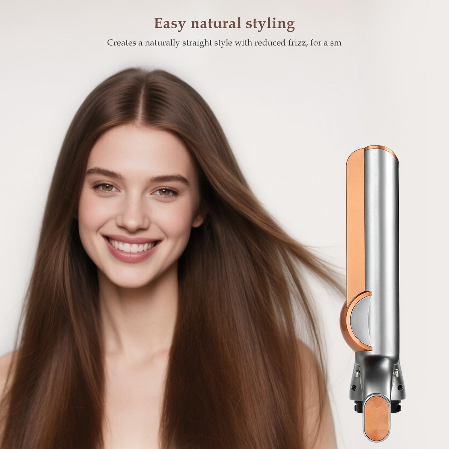 Dyson Airwrap Attachment - Airflow Nozzles for Smooth Hair Styling | Reduces Damage & Breakage