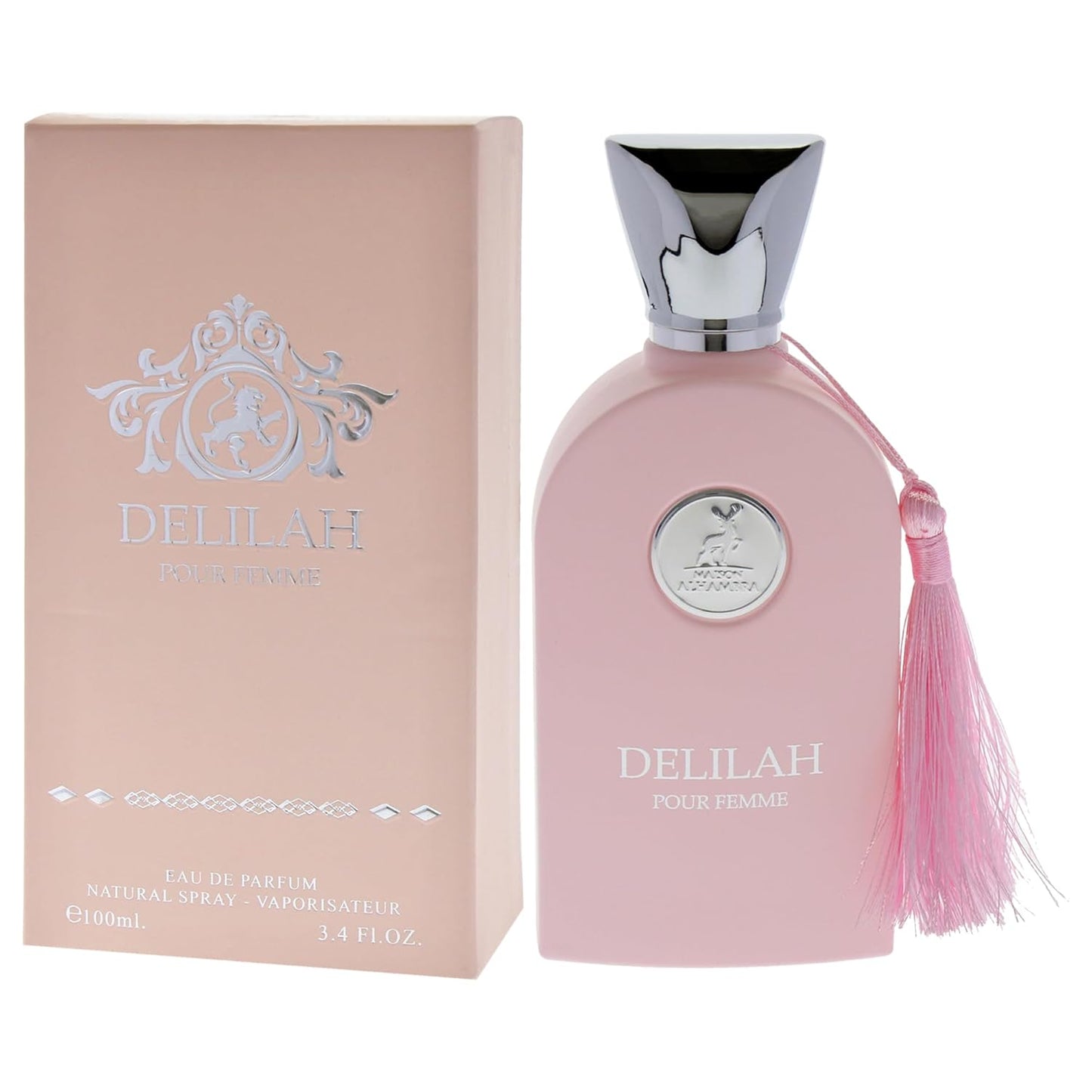 Lattafa Maison Alhambra Delilah Eau de Parfum Spray for Women - 3.4 Ounce | Elegant Floral Fragrance