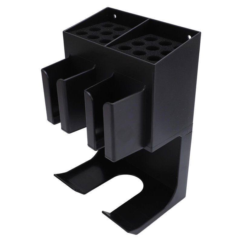 Barber Clipper Holder, Plastic Hair Trimmer Storage Rack Wall Mounted Hair Tool Organizer Hair Dryer and Styling Holder for Home and Salons