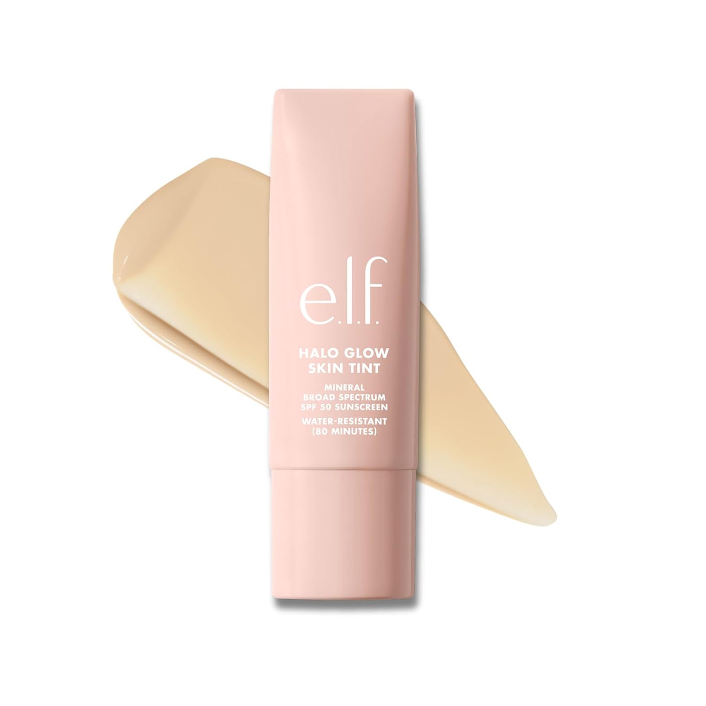 e.l.f. Halo Glow Skin Tint SPF 50 - Tinted Moisturizer for Light Skin | Buildable Coverage, Vegan & Cruelty-Free