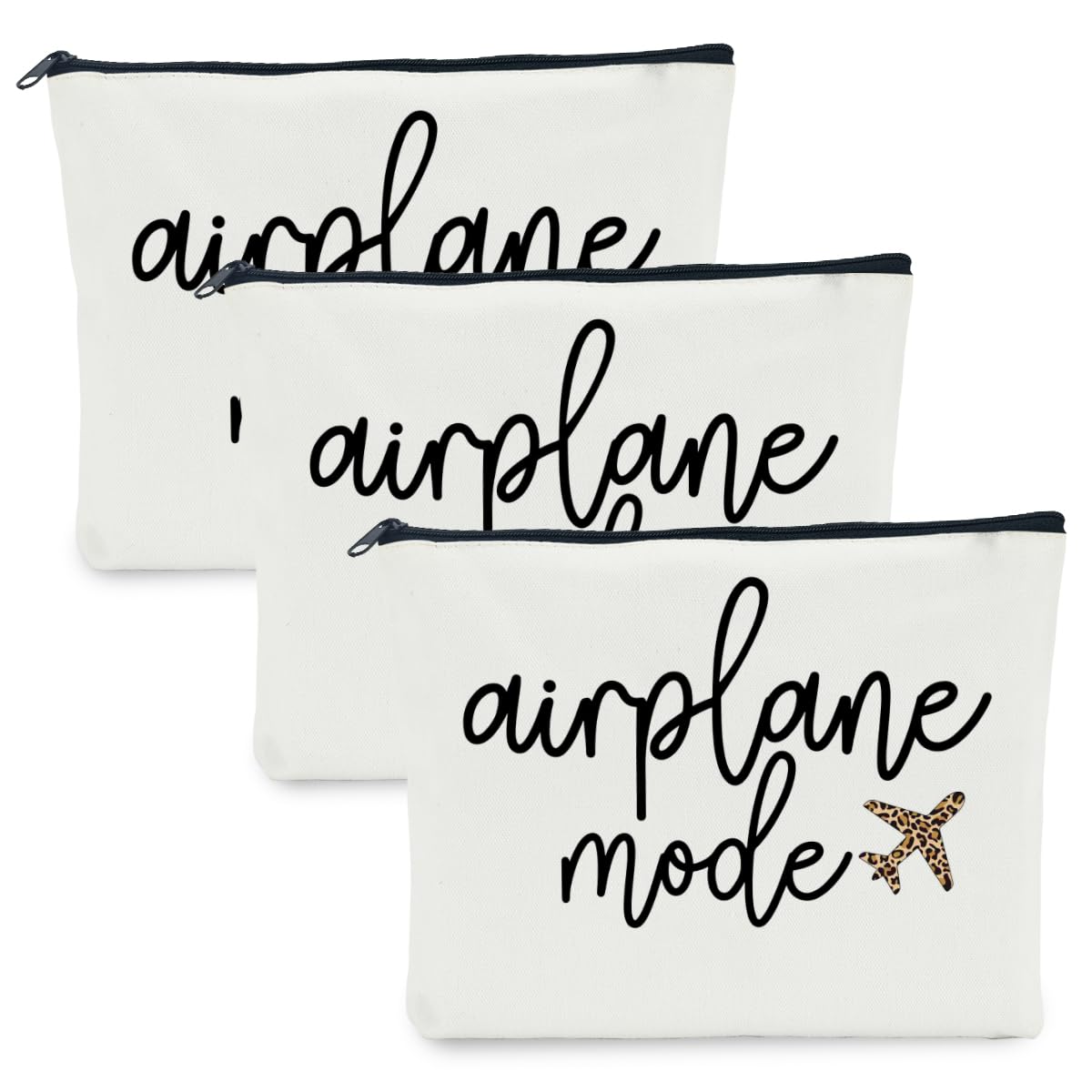 3 PCS Travel Gifts for Women - Girls Trip & Weekend Bags - Makeup & Cosmetic Bag for Her Vacation & Holiday - Bachelorette Party Favors