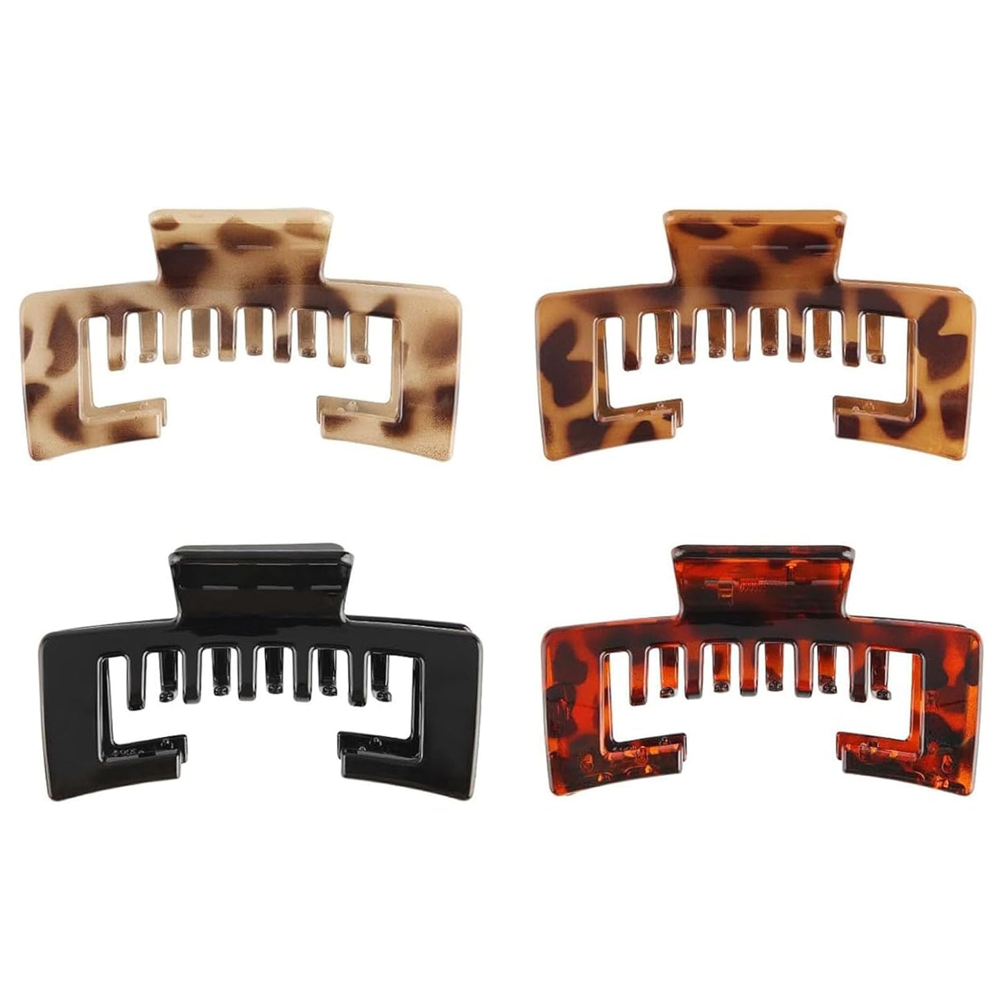 Hat Hair Clips - 4 PCS Claw Clips for Thick Hair | Stylish Accessories for Women
