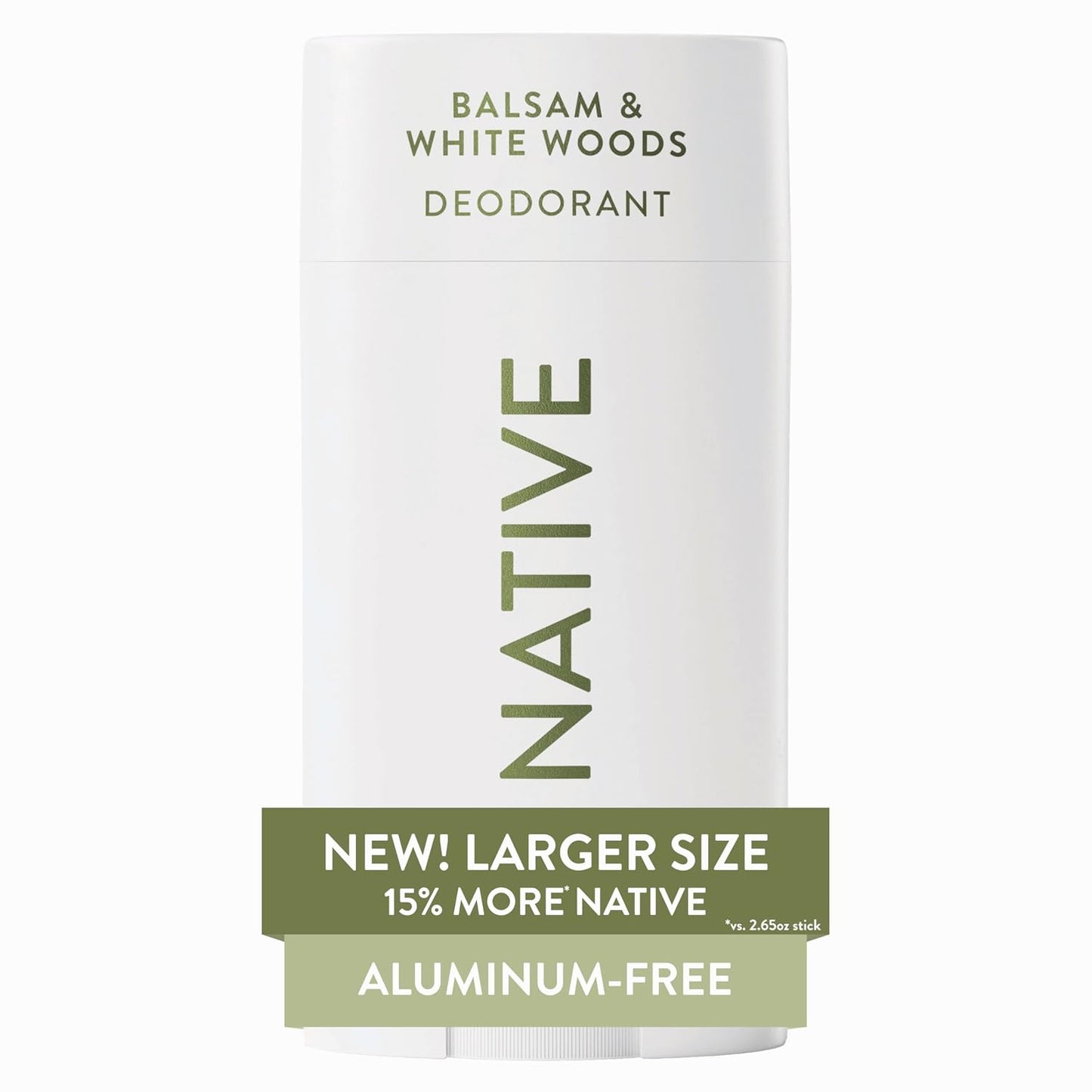 Aluminum-Free Deodorant Stick - Honey & White Oak | 72-Hour Odor Control, 3.1 oz for Men & Women