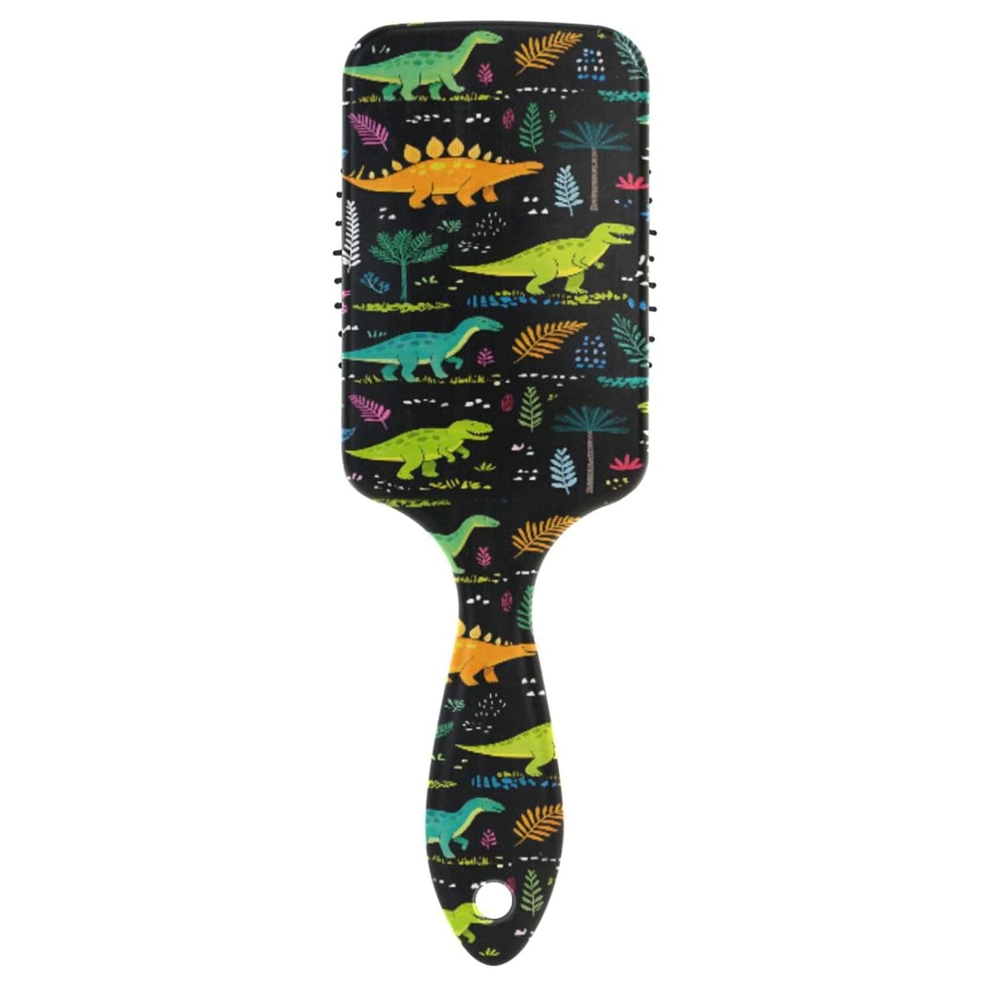 Ice Hockey Hair Brush | Soft Bristles for Wet & Dry Hair | Anti-Static & Frizz Control Comb for Women & Girls