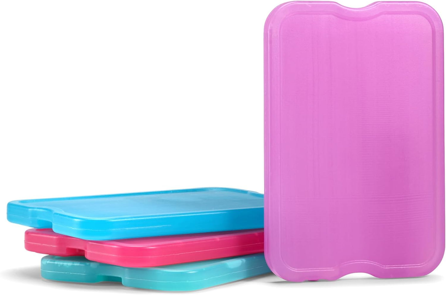 XL Slim Ice Packs - Quick Freeze Reusable Ice Packs for Lunch Boxes & Coolers | 4 Pack