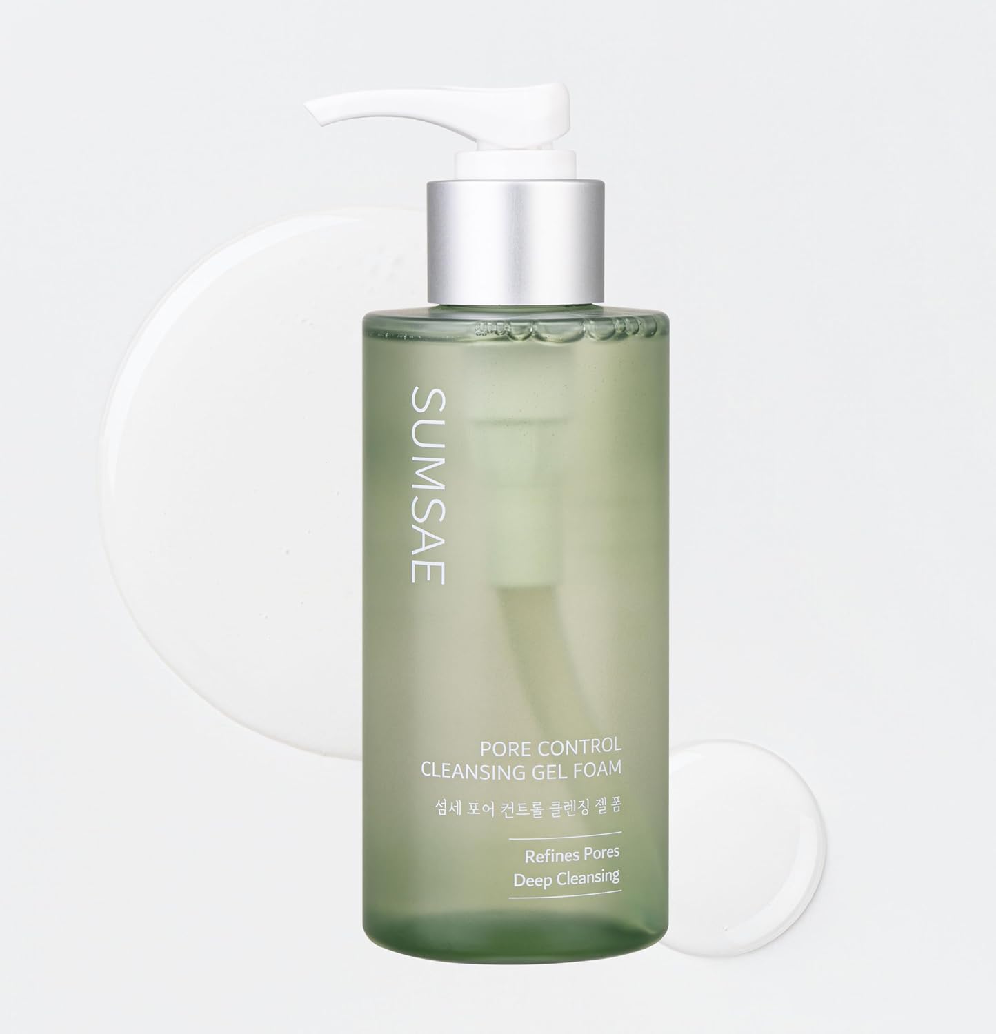 Pore Control Gel to Foam Cleanser | Deep Pore Cleansing Face Wash with Green Tea & Niacinamide - 155ml/5.24 fl oz