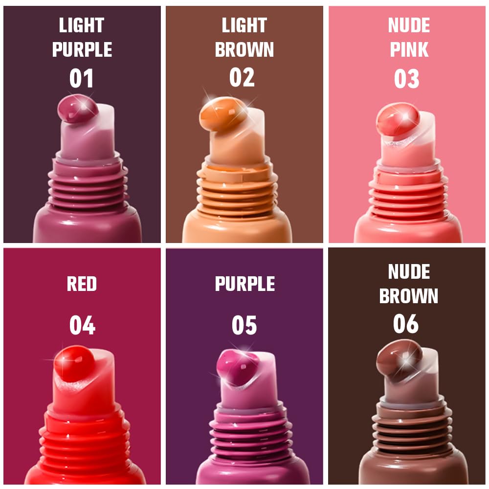 Summer Lip Butter Lip Balm - Ultra-Hydrating Vegan Formula for Sheer-Tinted Shine | Soothes Dry Lips (Purple)