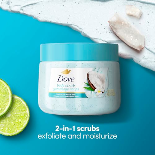 pureSCRUBS Premium Coconut Body Scrub Set - Large 16oz Dead Sea Salt Body Scrub With Infused Essential Oils & Nutrients, Includes Wooden Spoon, Loofah & Oatmeal Exfoliating Bar Soap
