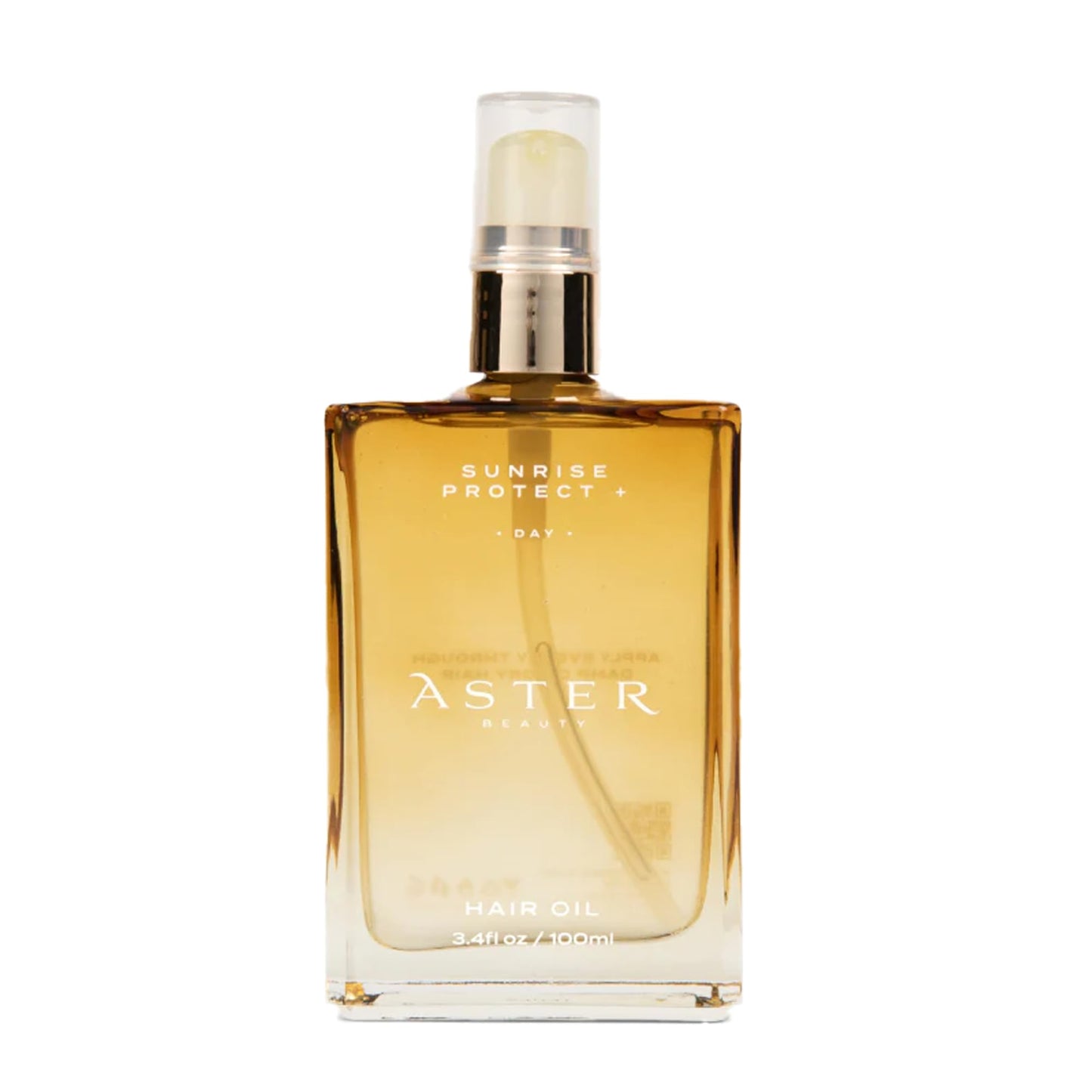 Aster Beauty Hair Oil for Frizz Control & Shine Sunrise Protect + Hair Oil |Daily Lightweight Treatment with Jojoba, Coconut & Argan Oil – Multi-Use for All Hair Types (3.4 oz)