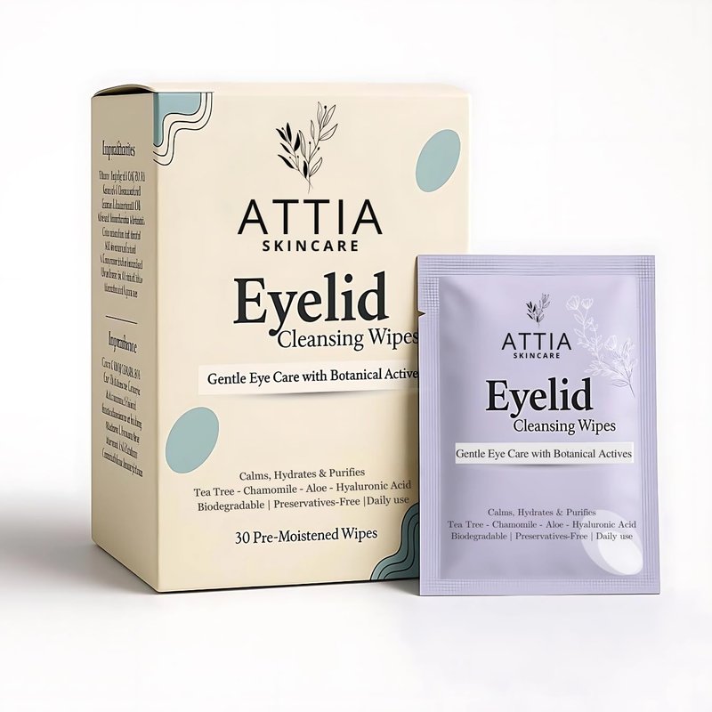 Micellar Eyelid Cleansing Wipes - Fragrance-Free Eye Care for Dry, Irritated Eyes | 30 Moisturizing Wipes