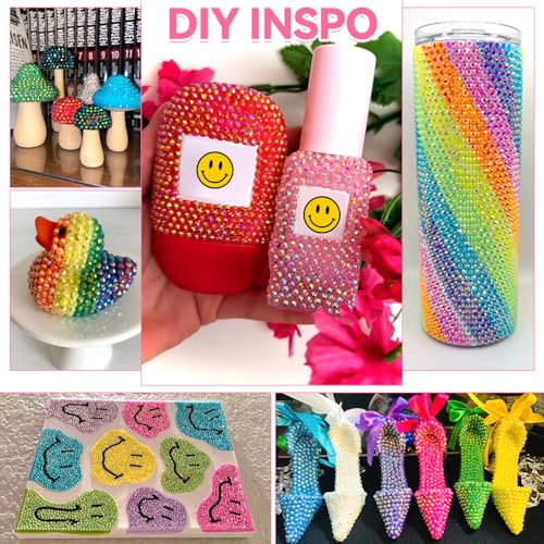19,000pc Resin Rhinestone Bedazzling Kit with B7000 Glue and Applicators