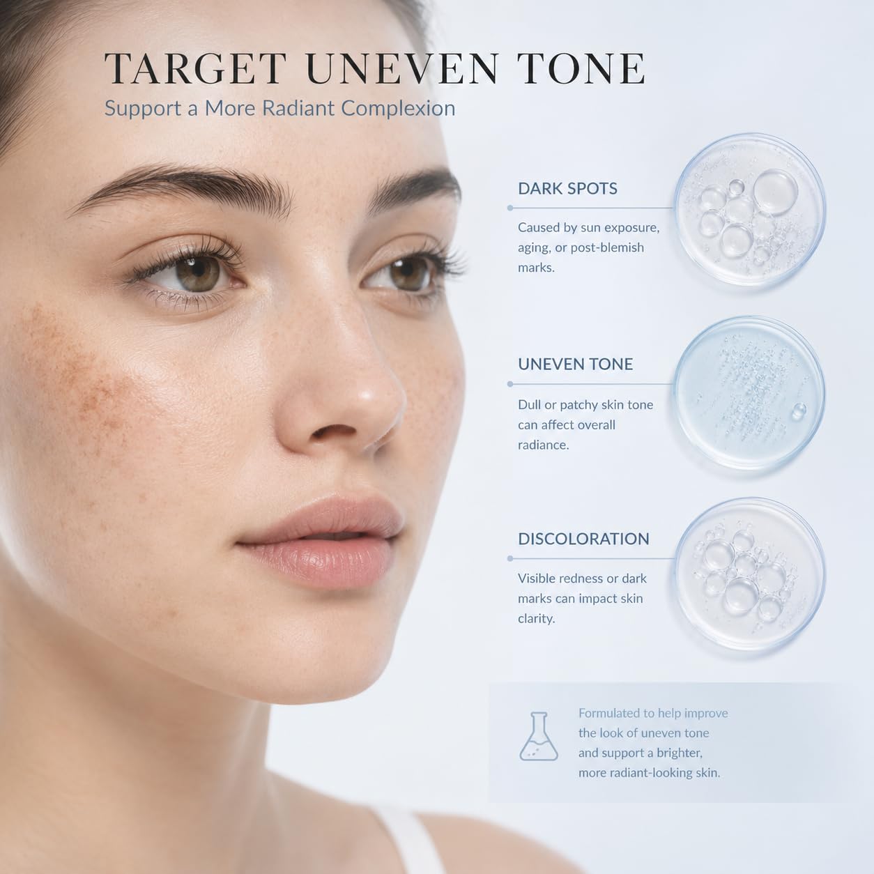 Dark Spot Remover Serum - 20,000ppm Niacinamide & Tranexamic Acid for Face & Body | Brightens Age Spots & Uneven Tone (1 FL.OZ)
