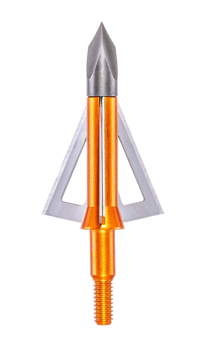 Muzzy Bowhunting 3 Blade Archery Arrow Crossbow Broadhead 100 or 125 Grain - 6 Count(Pack of 1)