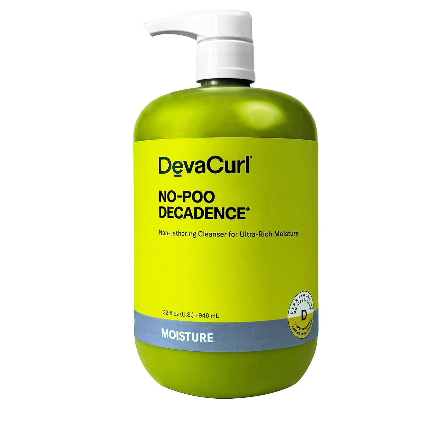 DevaCurl No-Poo Decadence Cleanser - Ultra-Rich Moisture for All Curl Types | Nourished & Bouncy Shine