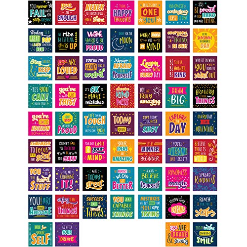 Canopy Street Kids Affirmation Lunch Box Notes - 60 Motivational Cards