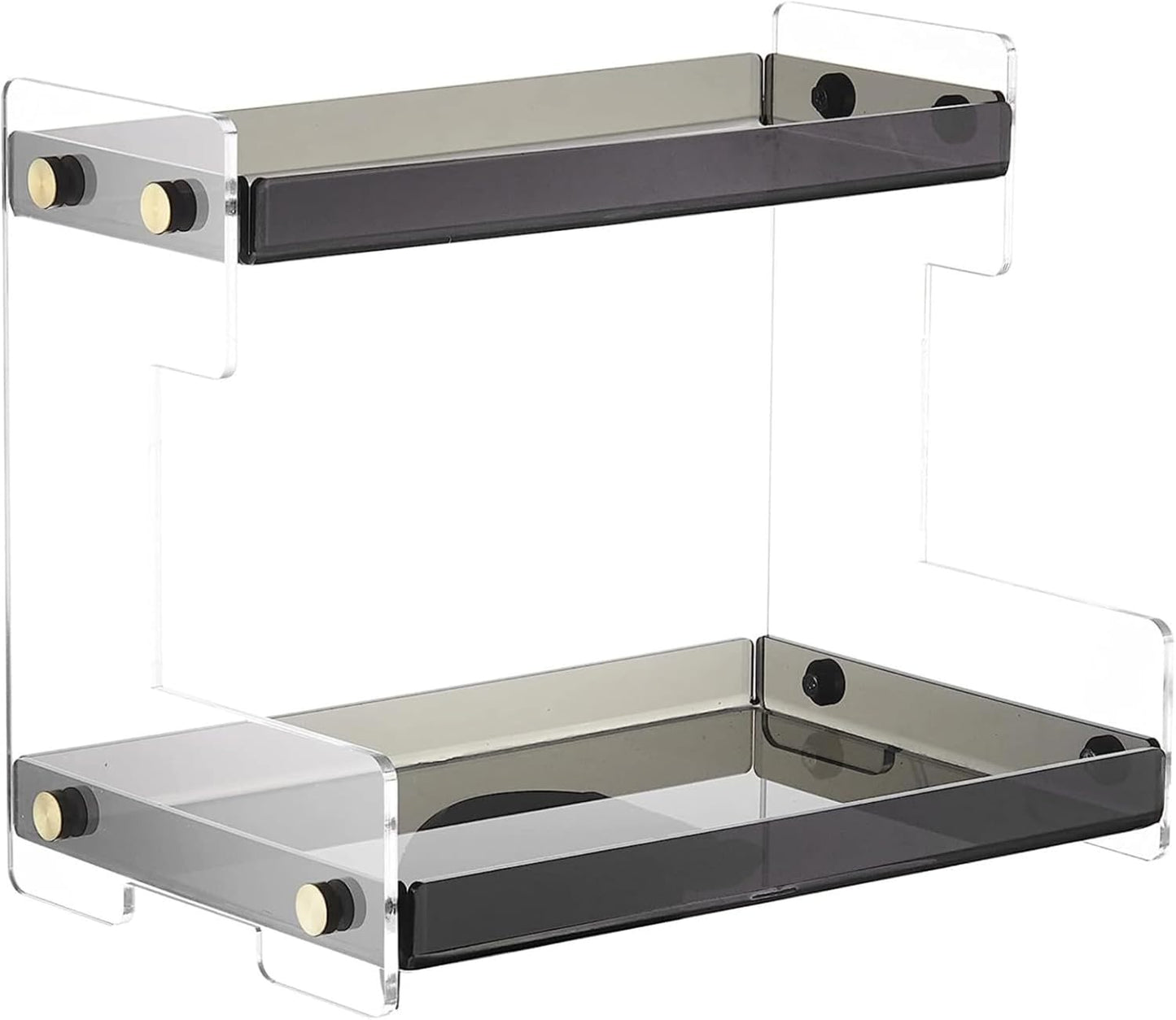 2-Tier Bathroom Counter Organizer - Makeup & Skincare Storage Rack | Ideal for Cosmetics, Perfume, Jewelry