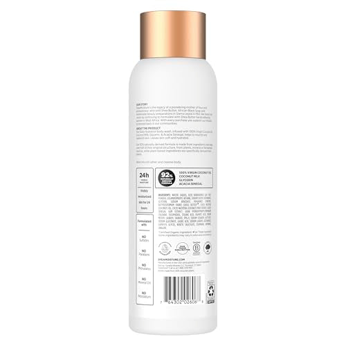 Shea Moisture Virgin Coconut Oil Body Wash 18 oz - Nourish & Replenish for Melanin-Rich Skin