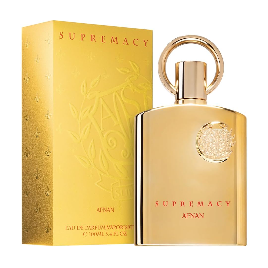 Afnan Supremacy Gold Eau De Parfum for Women - 3.4 Fl. Oz | Luxurious Fragrance
