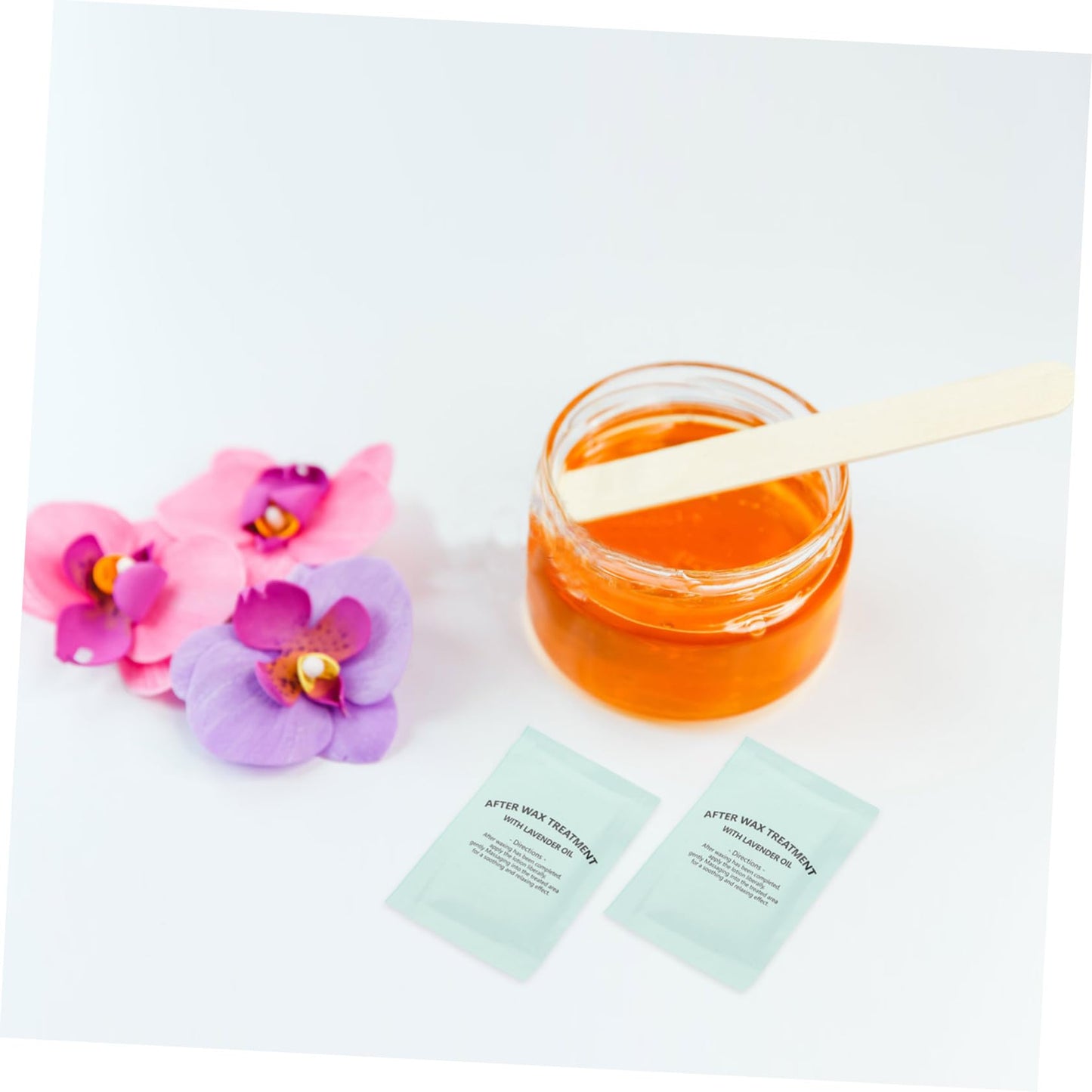 Healeved Post Wax Oil Wipes 20 Individually Wrapped Cleaning Pads for after Wax Care Skin Cleansing Redness Reduction and Remover Travel Size 2.95X1.96In