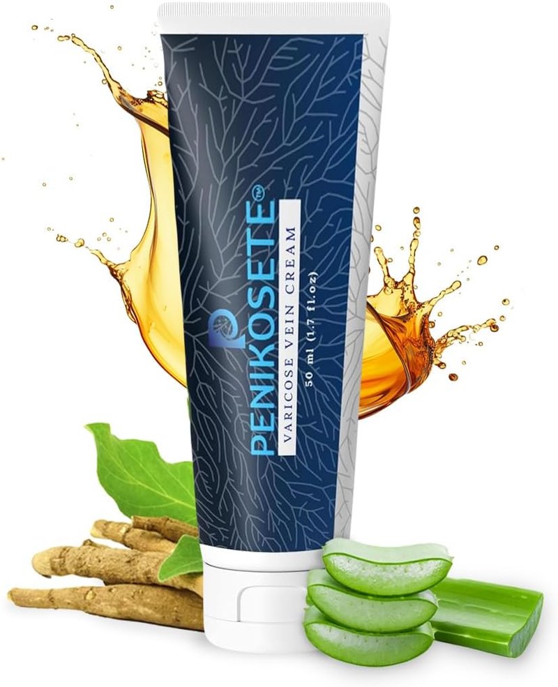 Varicose & Spider Vein Cream for Legs - Ayurvedic Ashwagandha Formula | Natural Non-Sticky Relief for Tired, Swollen Legs - 1 Pack
