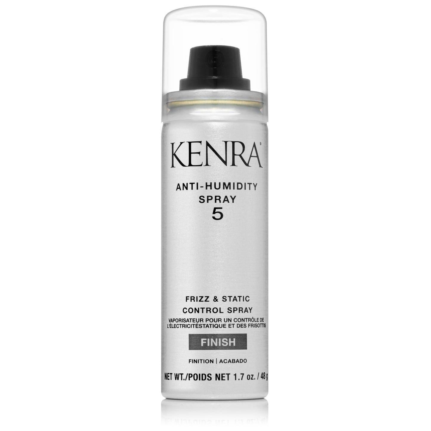 Kenra Professional Anti-Humidity Spray 5 | Frizz & Static Control Spray |72-Hour Humidity Resistance & Protection | Lightweight, Low Hold Formula | Thermal Protection | Travel 1.7 oz