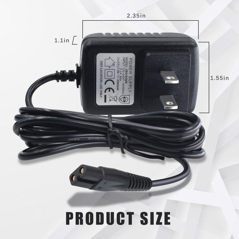 4.5V Charger for BaByliss PRO Trimmer FX870 FX788 FX787 FXSSM FX820 FX726 FX825,Replacement Power Cord Compatible with BaBylissPRO Clipper Charging Cord