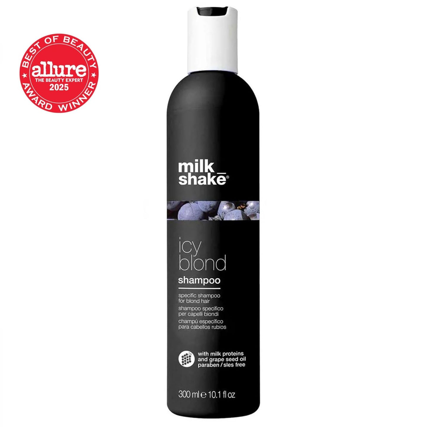 Icy Blond Shampoo - Award-Winning Black Pigment Formula to Cool Brassy Tones | Enhance Platinum Blonde Hair