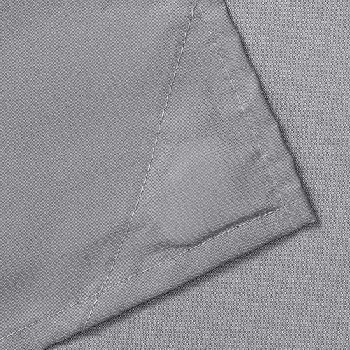 N&Y HOME Gray Fabric Shower Curtain Liner 36x72 Inches - Hotel Quality, Waterproof & Washable