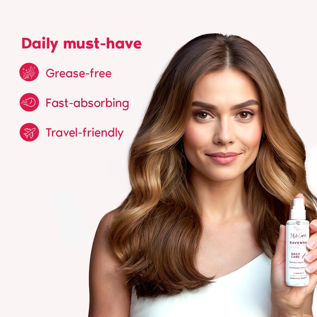 I Belli Capelli Ravenna Hair Mask & Repair Oil Kit - Deep Conditioner for Dry, Damaged Hair Treatment- Hydrates, Repairs & Nourishes - For All Hair Types - Mascarilla Para el Cabello (2-Pack)