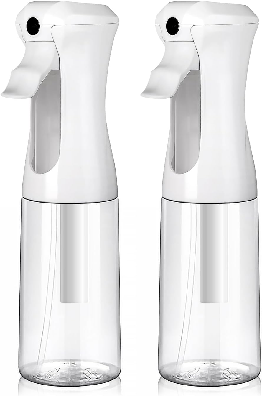 Continuous Spray Bottle for Hair - Fine Mist Mister for Hairstyling, Cleaning, and Plants | 500ml/17 oz