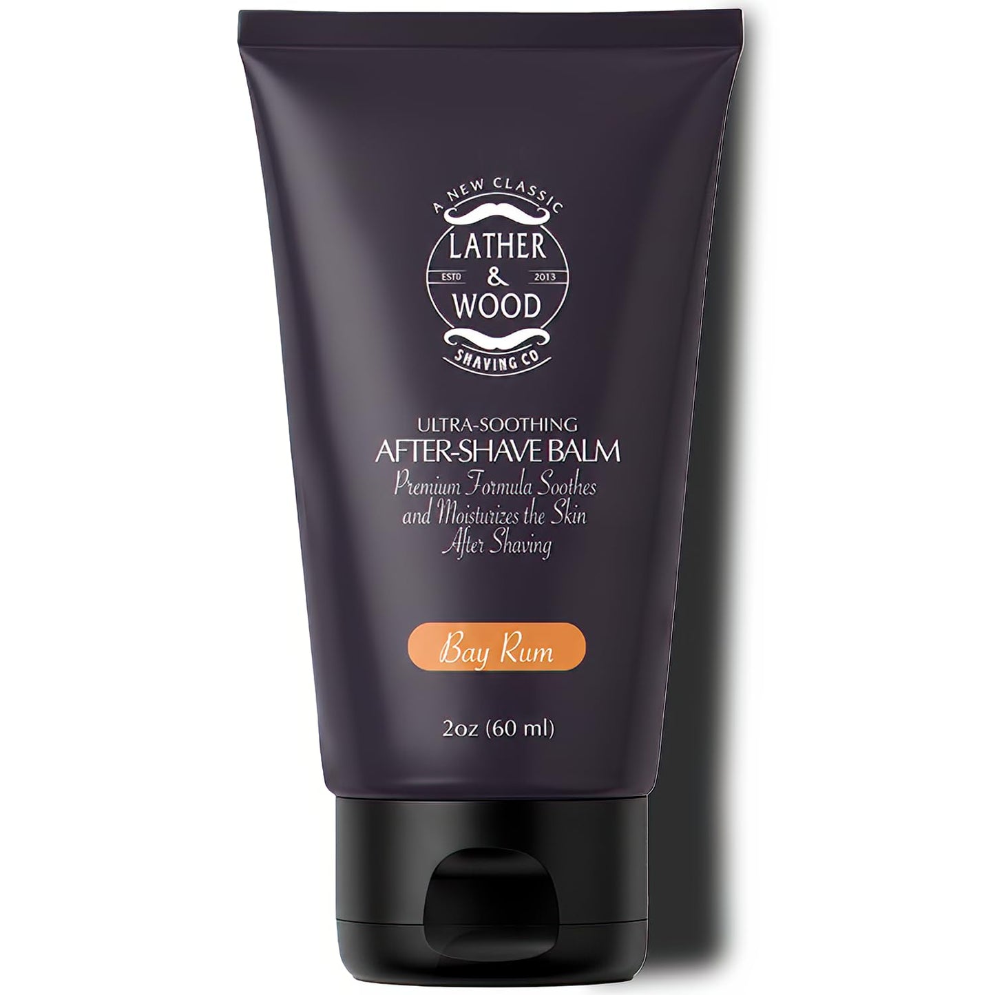 Lather & Wood Aftershave Balm - Aftershave Lotion for Men with a Classic Bay Rum Scent